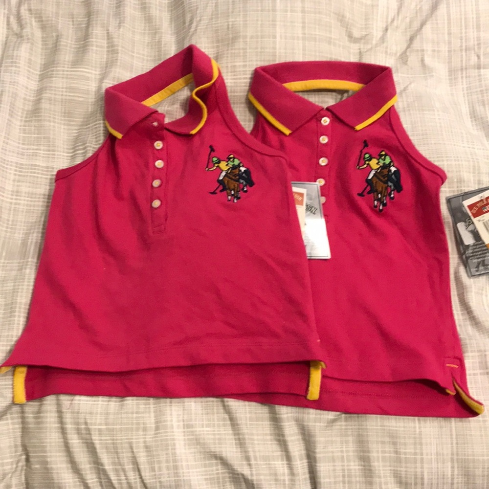 toddler NWT pink polo sister set 2T 3t